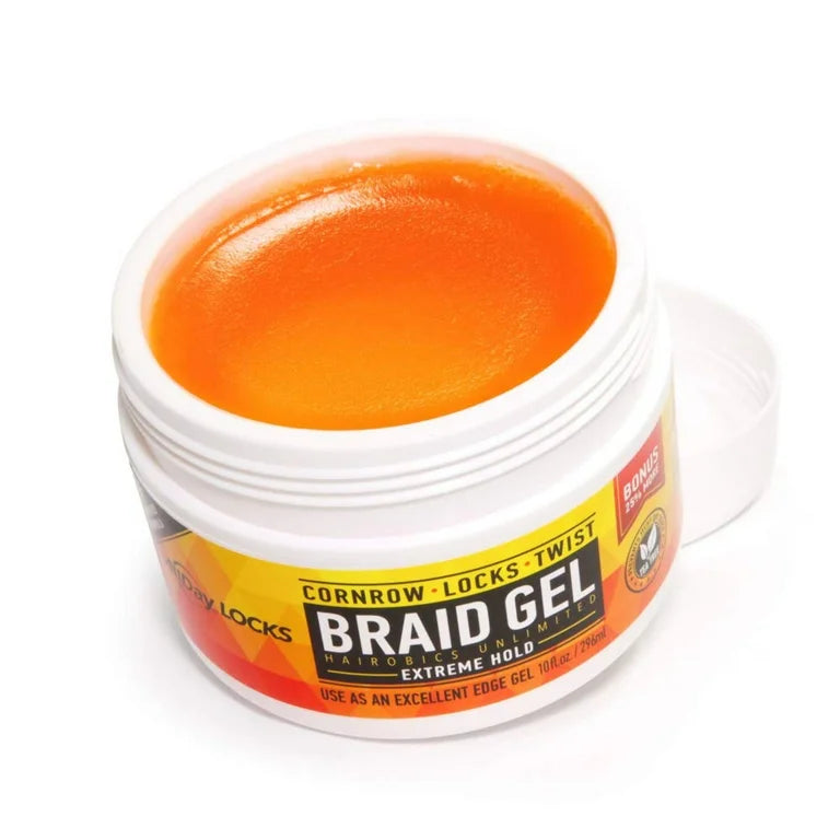 AllDay Locks Braid Gel Extreme Hold 10oz